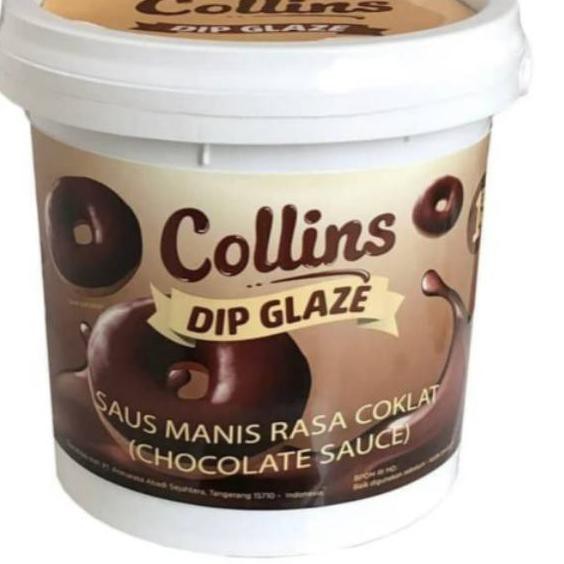 

L4R✾ Collins Dip Glaze Coklat 1 kg Paling Baru