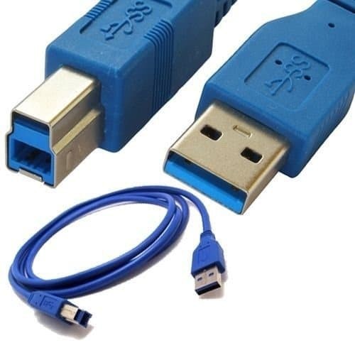 Cable Usb-A to Usb-B 3.0 nyk 1.5m 5Gbps for printer enclosure docking blu ray etc - Kabel Usb3.0 Am-Bm 1.5 meter