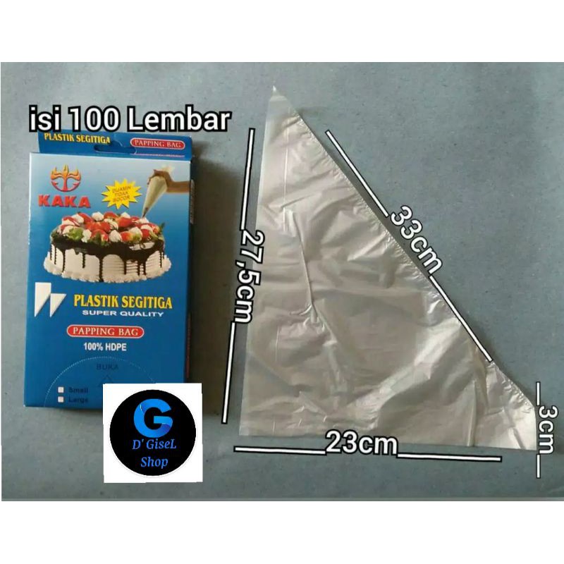 

Plastik segitiga isi 100 lembar @ 8.000