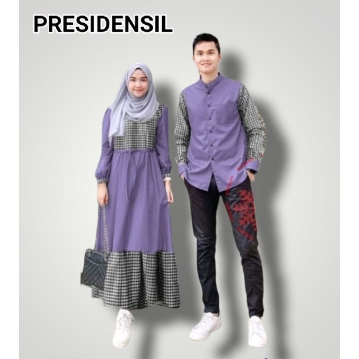 damara Set Couple Baju Gamis Wanita Muslim Murah asdf  ricis Warna Warna Lilac Ungu Navy Mustard Mar