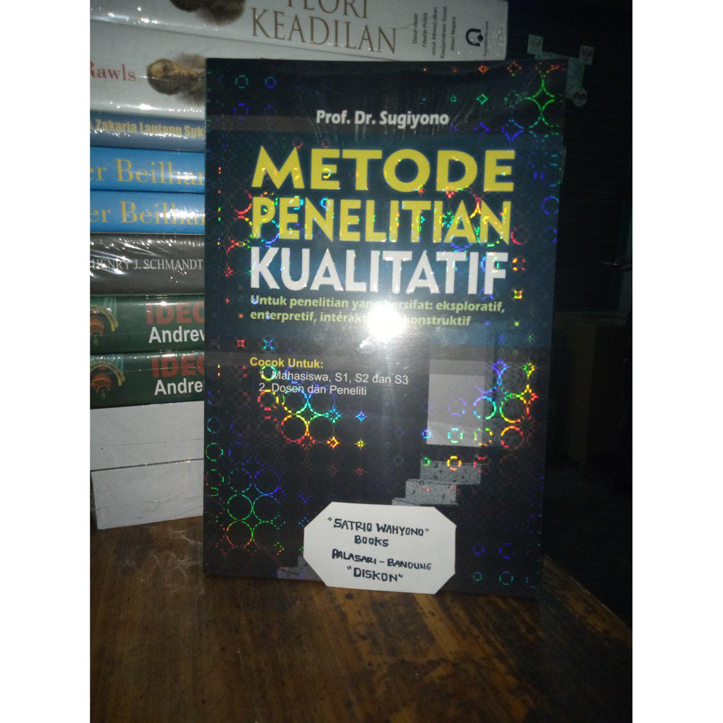 Jual buku metode Penelitian Kualitatif.  .Prof. Dr. Sugiyono.  .Alfabeta 2017.