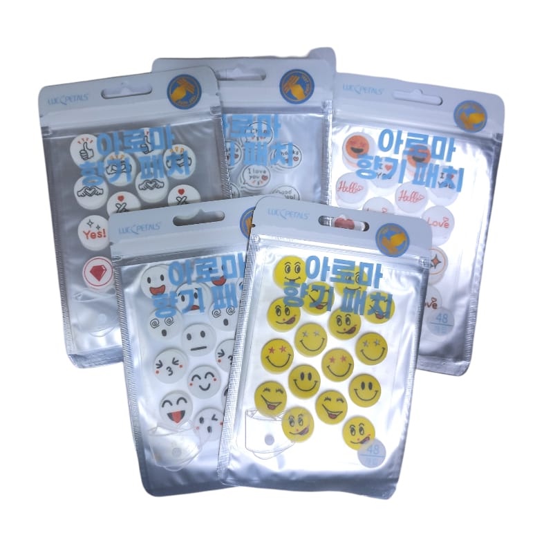 Sticker Masker freshcare dan Sticker Masker Import isi 3 Lembar = 48 Stiker Aroma Therapy Harga Per 