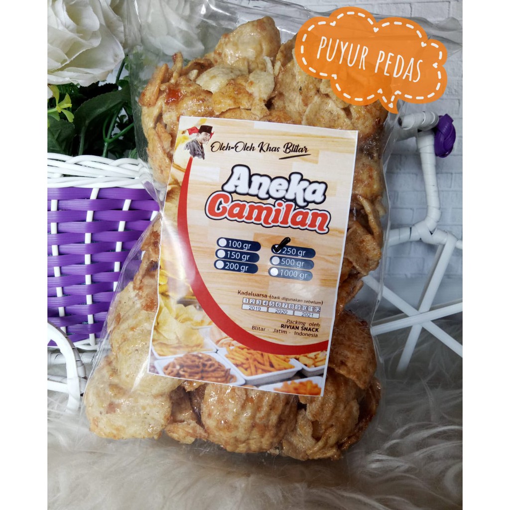 

Kripik Puyur Pedas 250gr