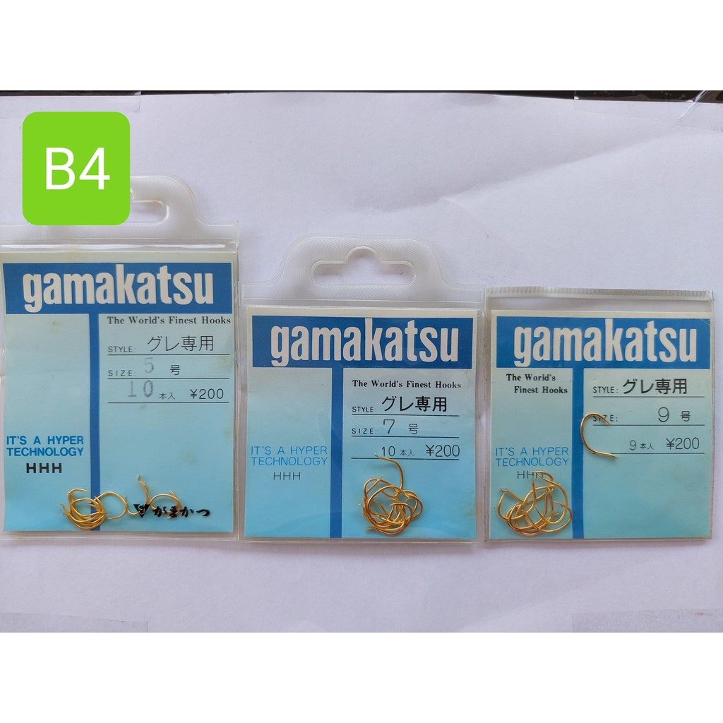B4 # Kail Gamakatsu Gold Bagongan