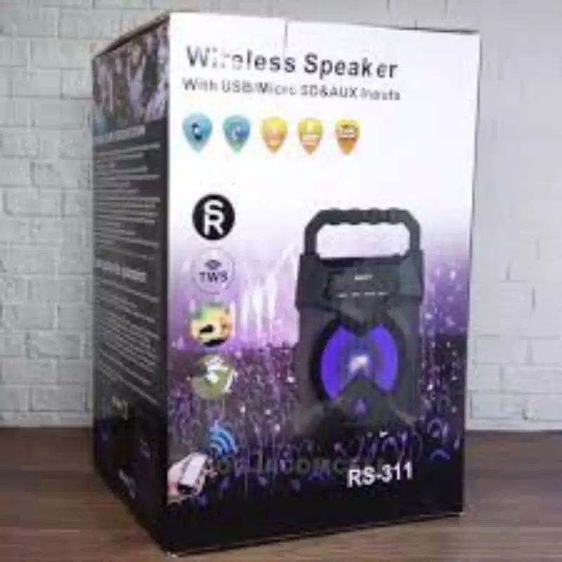 SPEAKER BLUETOOTH PORTABLE RS312 Wireless Portable Salon Mini