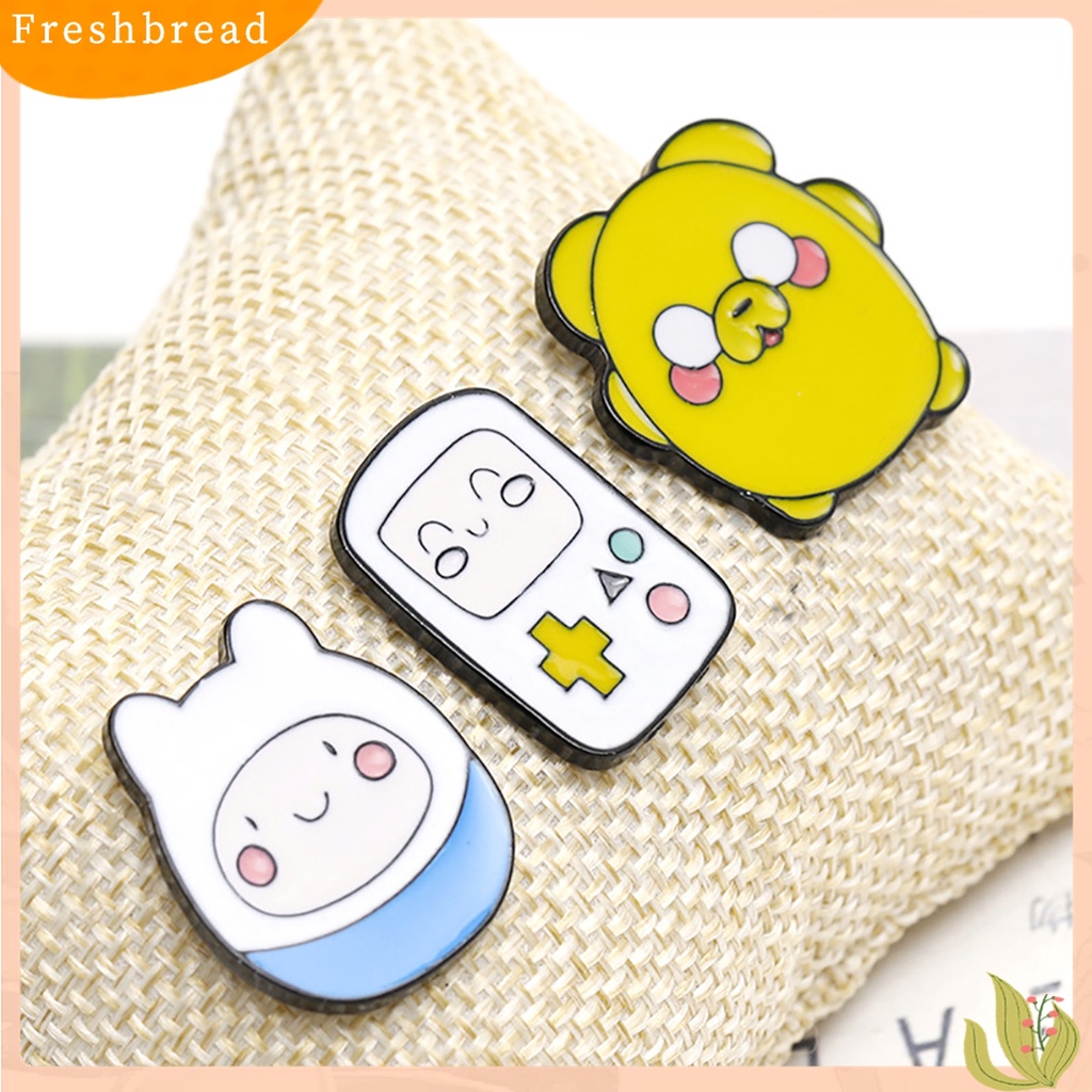 [ TERLARIS]Brooch Unisex Portable Adventure Time Figure Fashion Cartoon Brooch for Party