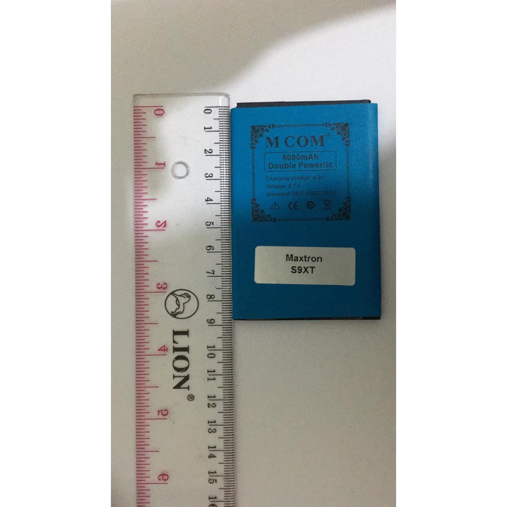 Battery Batre Baterai Double Power Mcom Maxtron S9 XT