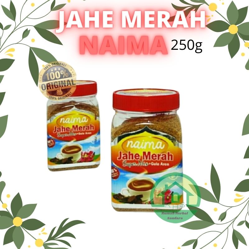 

Jahe Merah Super Mix + Gula Aren Naima Asli Original Harga Promo 250gr jahe alami asli original %