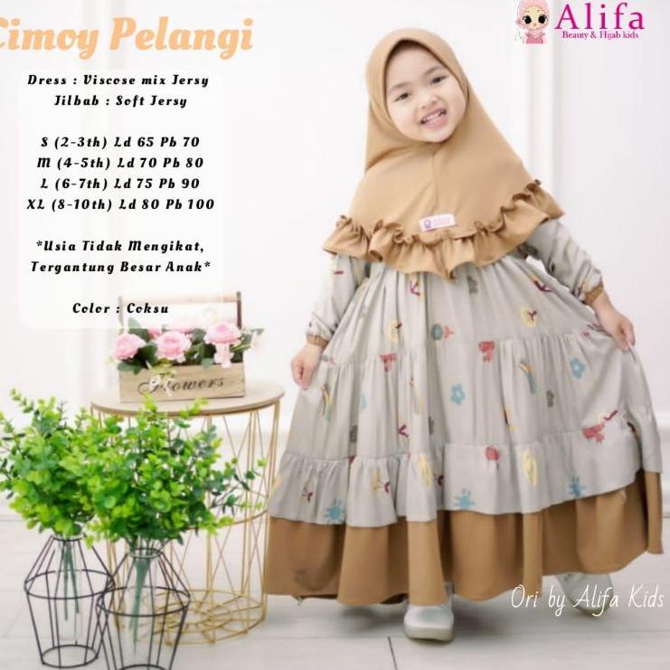 [GI.27Jn22ᵀ] CIMOY PELANGI KIDS FREE HIJAB