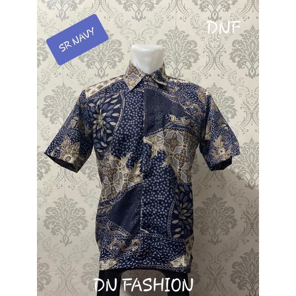 COD//KEMEJA BATIK//KEMEJA BATIK LENGAN PENDEK//KEMEJA BATIK COUPLE NAVY//TERLARIS