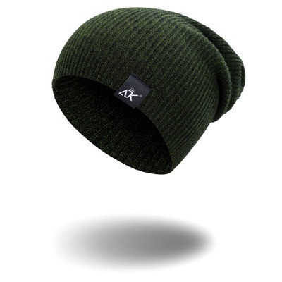 topi  Winter cap : RYU - knit caps topi musim dingin topi kupluk - GREEN(S0V8) Topi Basseball Bordir