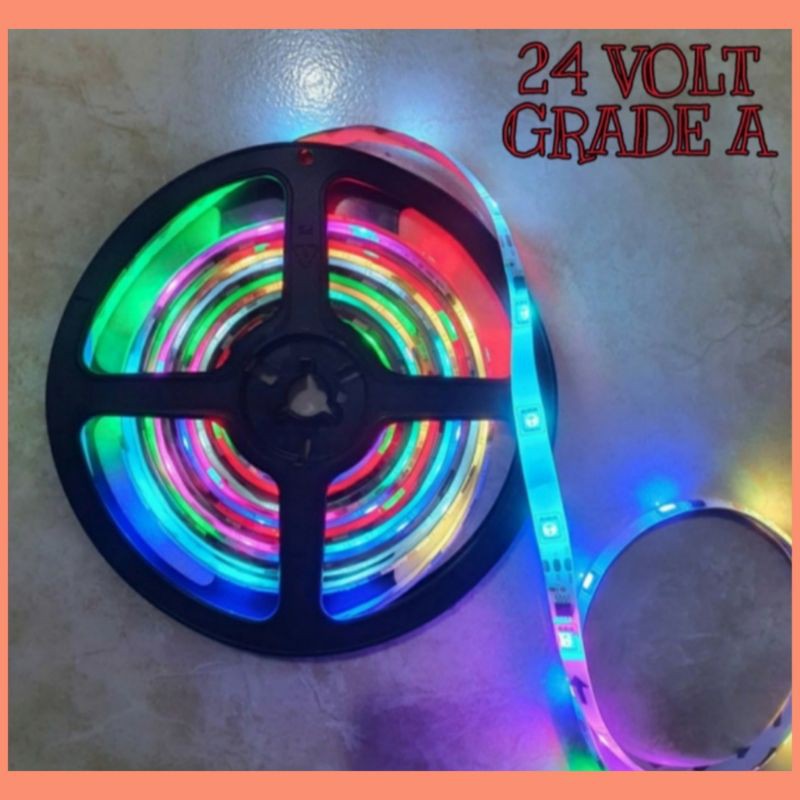 LED Strip Flexibel 5050 RGB 5 Meter 65 24 Volt Warna Warni