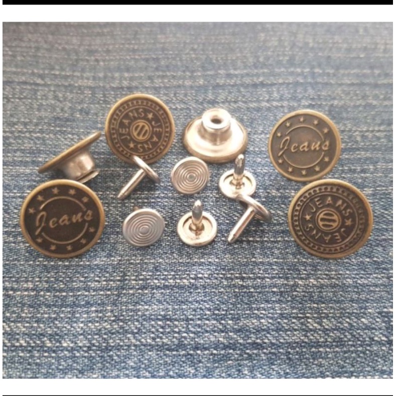 Kancing Jeans Celana 15pcs