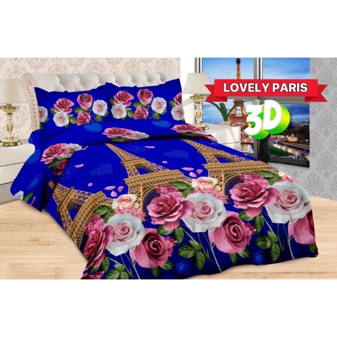(BISA COD) SPREI BONITA NO 2 UK 160*200 CM DIJAMIN TIDAK LUNTUR