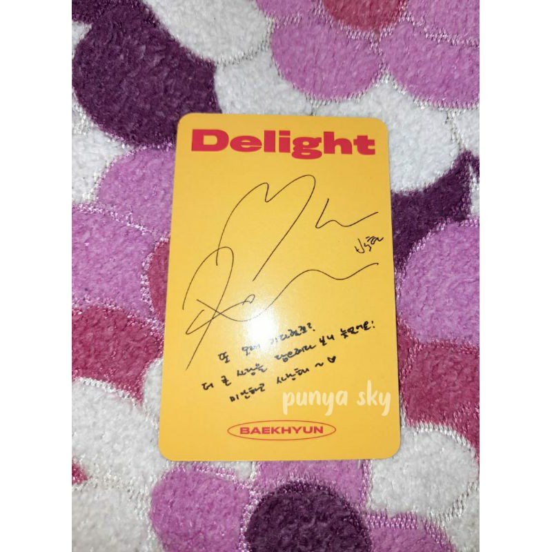 PC BAEKHYUN DELIGHT (HONEY VERS)