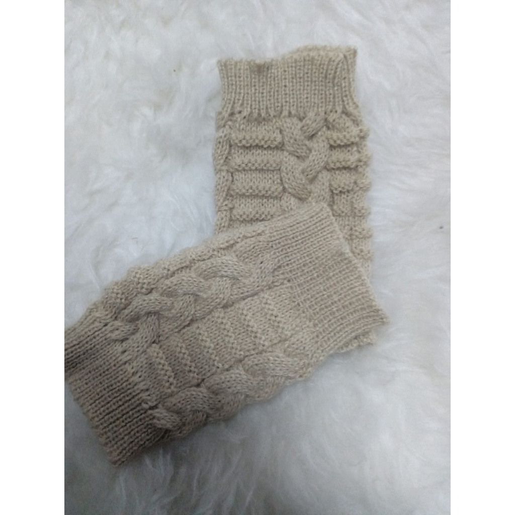 Sarung tangan Pendek Rajut fingerless knitted gloves [PREMIUM]