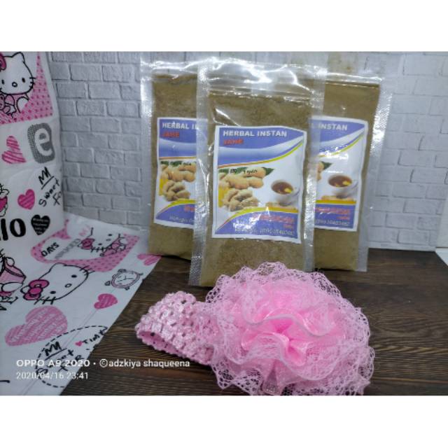 

Jahe herbal plus gula