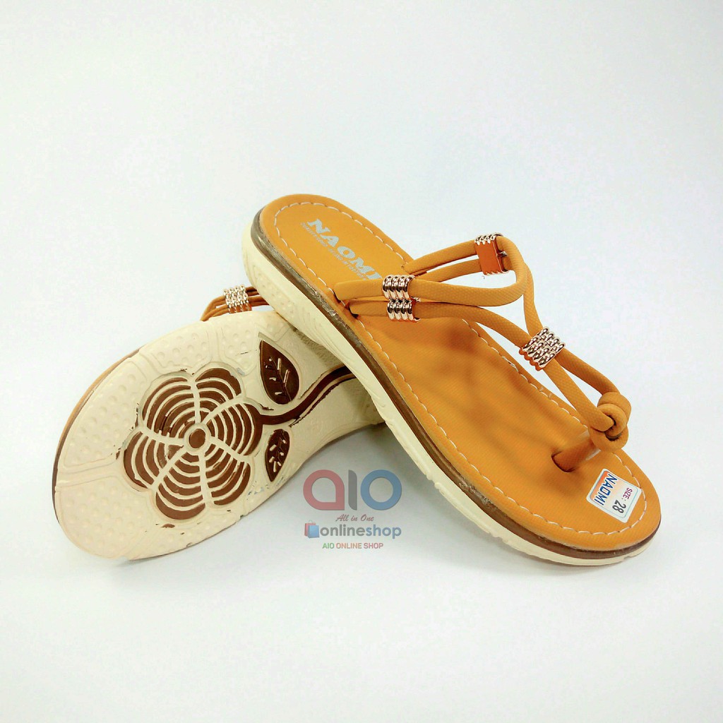 Sandal Jepit Anak Wedges 26 - 30 Cewek Flat 2 Cm Perempuan Casual Fashion