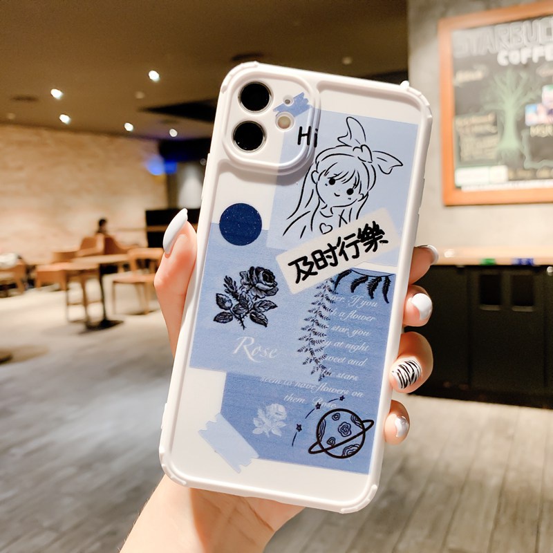 FTD Soft Case Silikon VIVO Y17 Y11 Y12 Y12i Y15 Y91C Y93 Y95 Y71 V5 V5S V9 OPPO A7 A37 A3S A52 A92 A53 A33 A5S A12 A11K A57 A39 F1S A9 A5 2020 Girl-#1