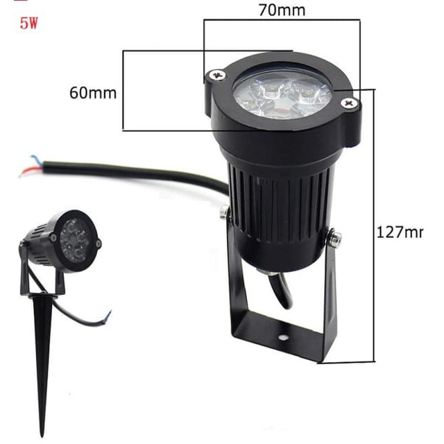 LAMPU LED SOROT 5W 6W TAMAN TANCAP PIRINGAN TEMPEL 5 6 W WATT MATA SPOT LUKISAN DEKORASI