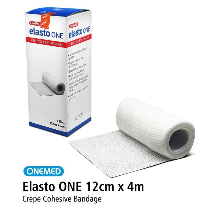 Oneme | Elasto One 12cm x 4m | Verban Elastis | Pembalut Luka