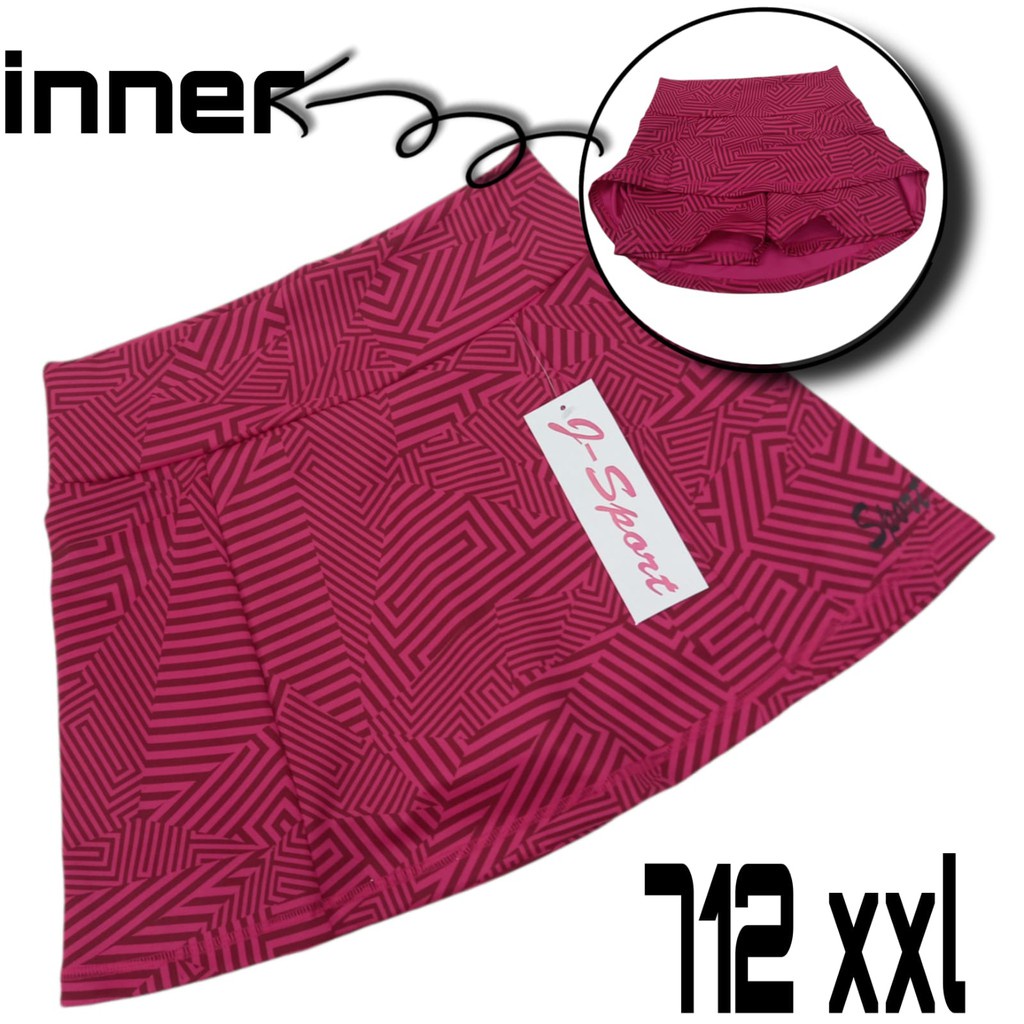 SPORT MINI SKIRT JUMBO/ROK SENAM JUMBO WANITA/ROK OLAHRAGA PENDEK JUMBO WANITA/ROK ZUMBA/ROK YOGA WANITA-RJ17