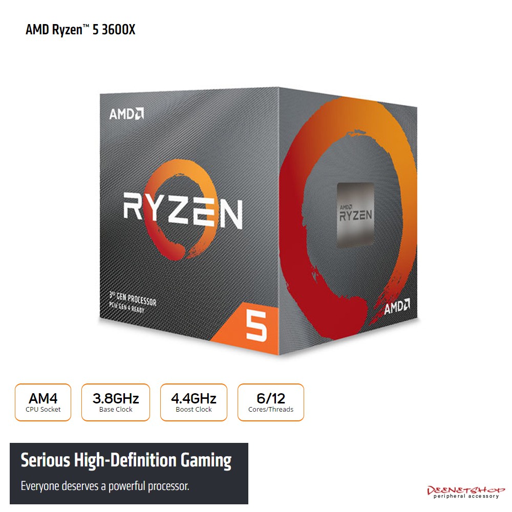 Amd Ryzen 5 3600x Processor Shopee Indonesia