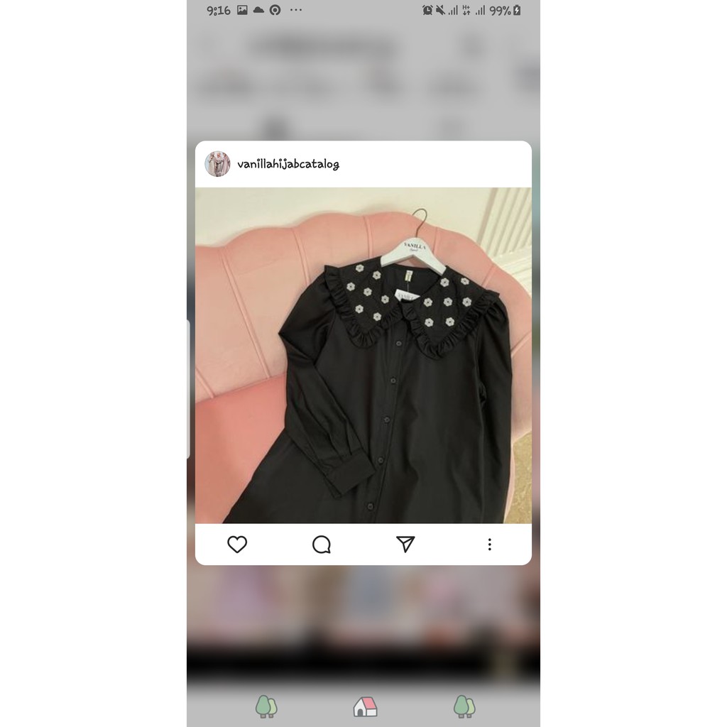 Audrey  blouse by vanilla hijab