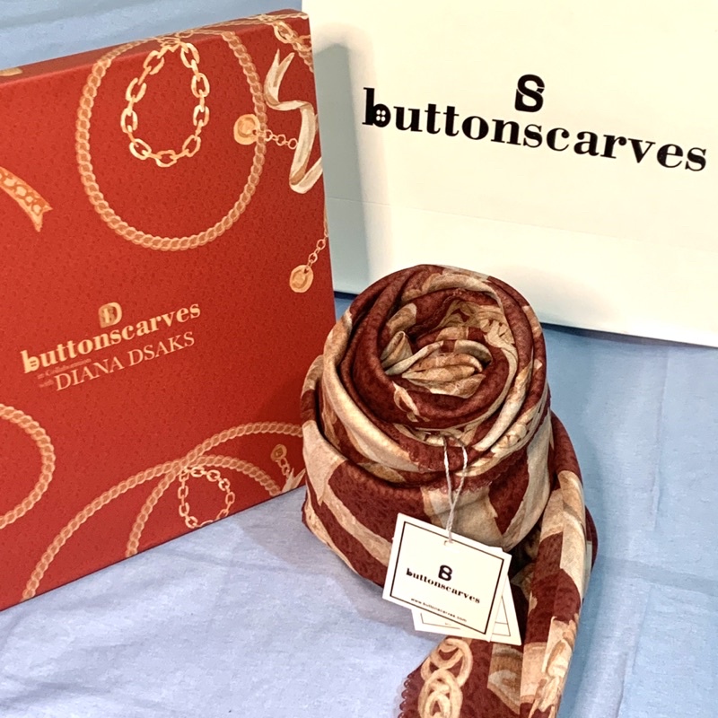 Buttonscarves x Dsaks Chain Series - Ruby