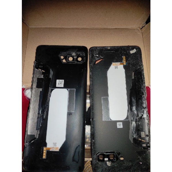 Backdoor Asus Rog 2 ZS660KL COPOTAN PABRIKASI ASUS RGB Nyala Tested Plastik Protektor Masih Nempel