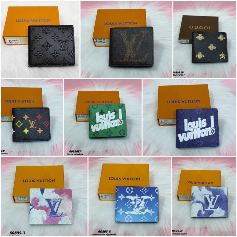 Dompet Pria New Model Produk Import Bahan Sintesis Super Free Box