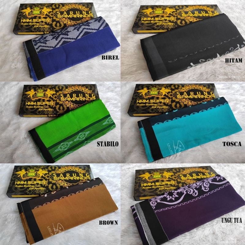 SARUNG HMM SUPER / SARUNG HMM LENGKAP WARNA / SARUNG SANTRI HMM / SARUNG SAMARINDA