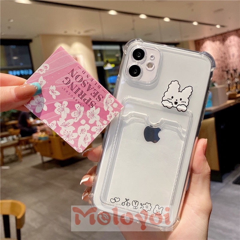 Casing Soft Case Silikon Transparan Untuk Iphone 7 / 8 + / 6 / 6s / 11 / 12 Pro Max / Xs Max / X / Xr Se 2020