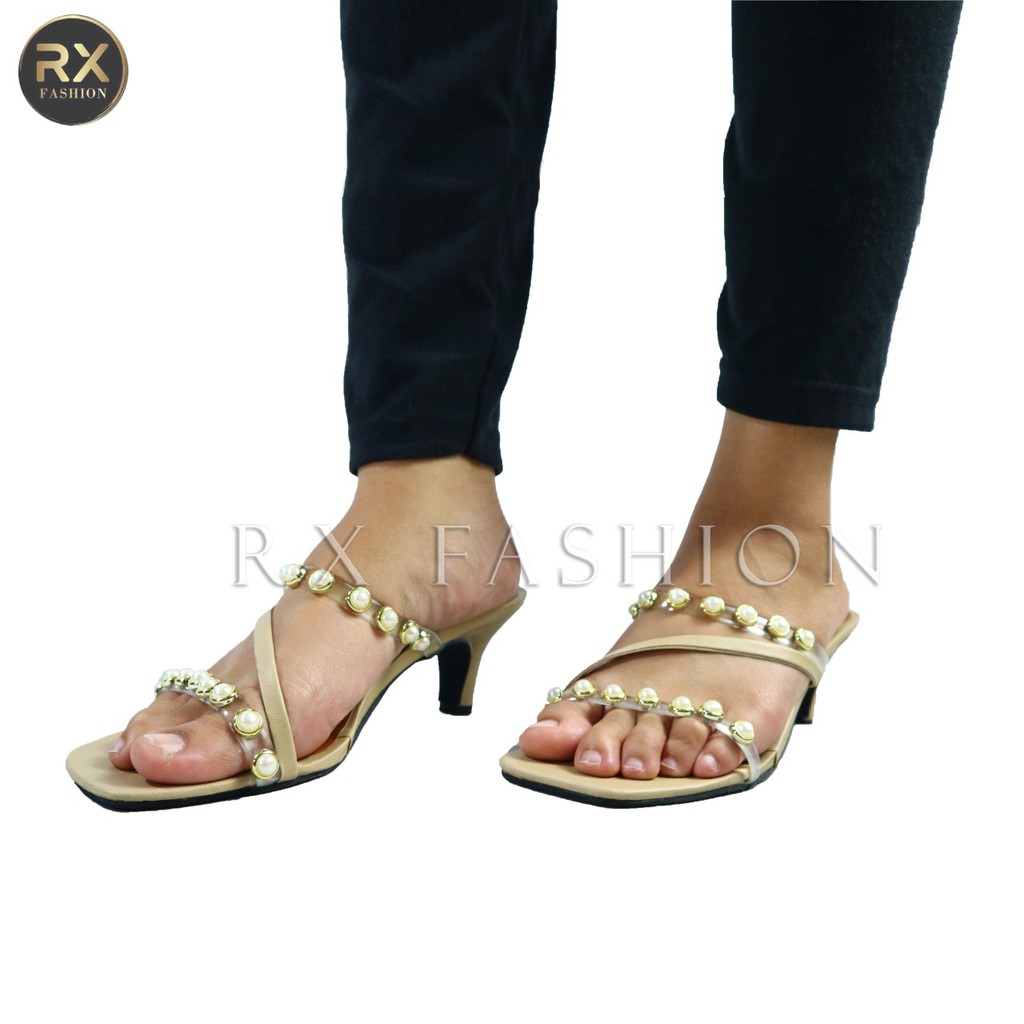 RX FASHION - SENDAL ARIANA HEELS IMPORT - FASHION SENDAL HAK WANITA ***GOOD QUALITY***