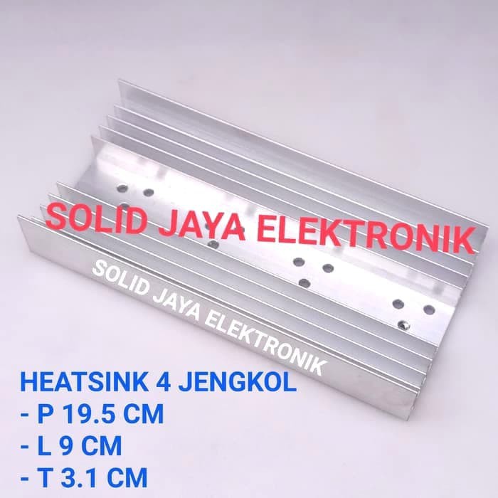 PENDINGIN HEATSINK 4 JENGKOL 2N MJ MEXICO TR FINAL JENGKOLAN 19CM BOR BOLONG HEATSRINK COOLING