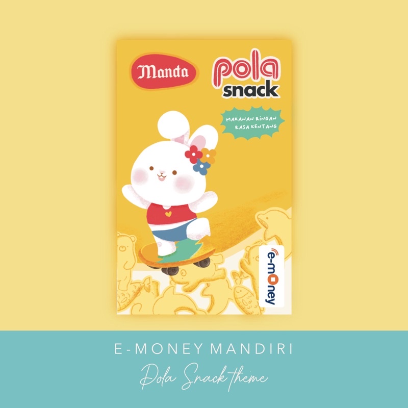 Flazz Card gen-2 / e money mandiri pola snack theme