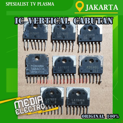 IC Vertical Cabutan LA7840 // LA7841 // IX0640 // LA7832 // LA7830 // LA7833 // LA7845 // TA8403K