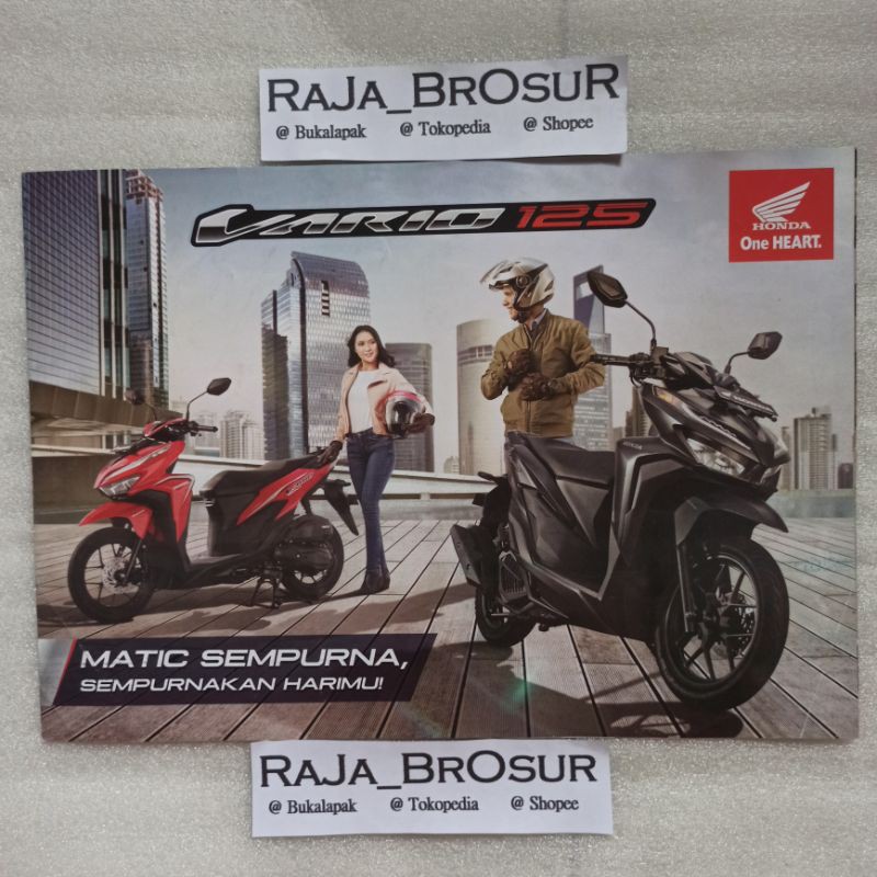 Poster brosur Honda Vario 125 CBS