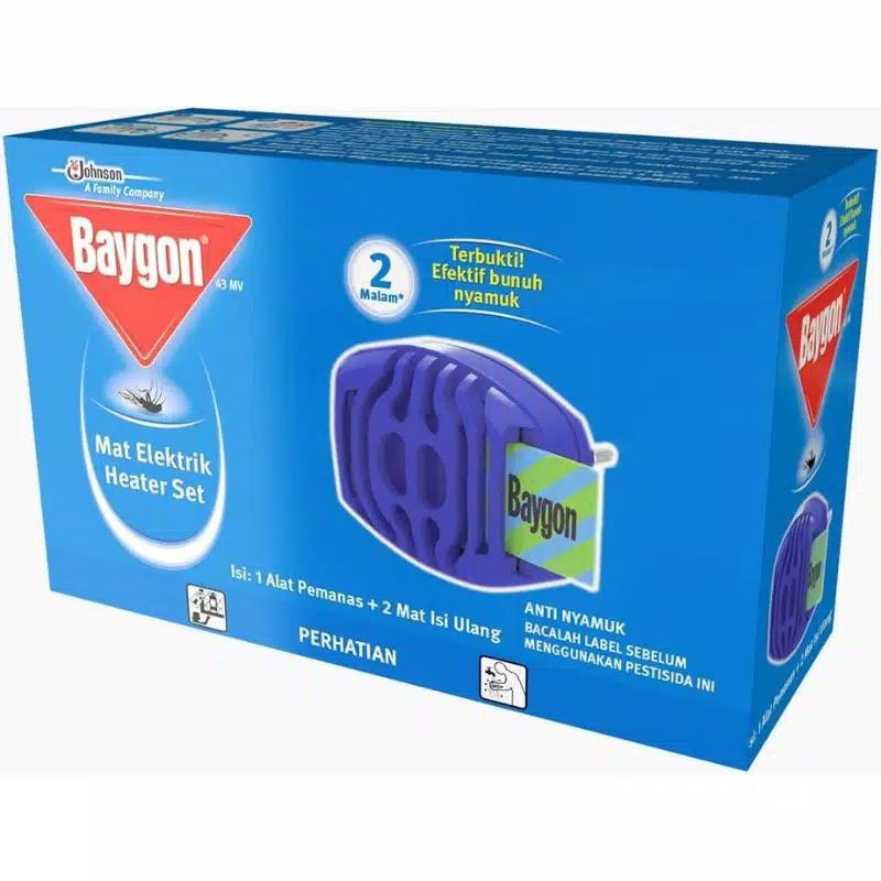 BAYGON MAT ELEKTRIK HEATER ANTI NYAMUK / OBAT NYAMUK TANPA KABEL