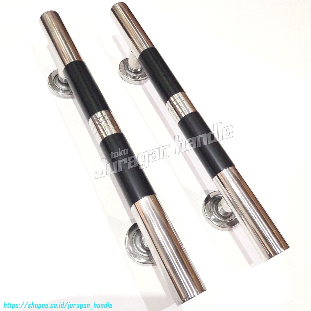 handle pintu rumah 33 cm warna hitam gagang pintu minimalis stainless tarikan pintu rumah mewah awet