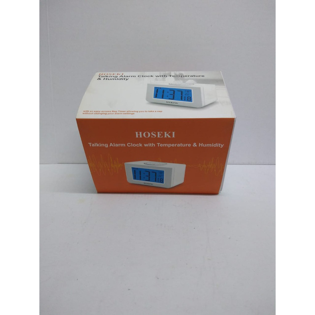 Talking Digital Alarm Clock Jam Meja H-2211