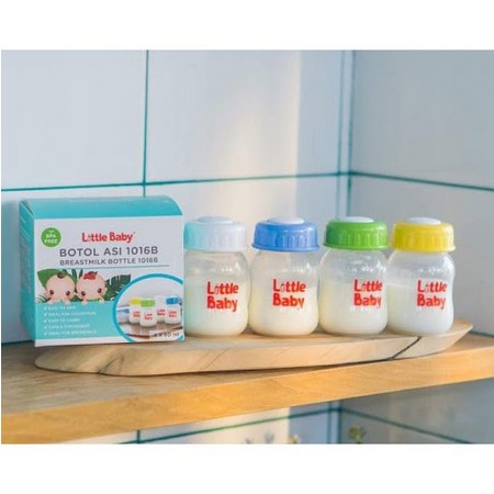 Little Baby Botol Asi 6ml Isi 4 Botol 1016b / Penyimpanan Susu Bayi Storage / Baby Newborn