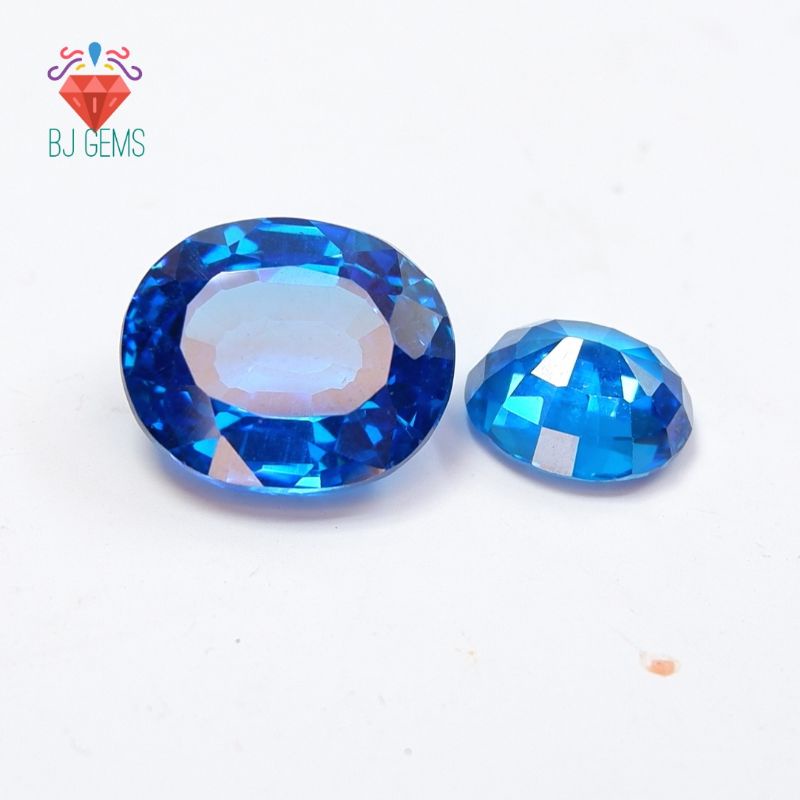 Permata Blue Spinel 10 - 16 MM Blue Topaz catam