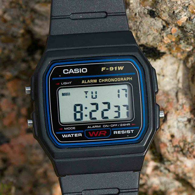 casio f91w