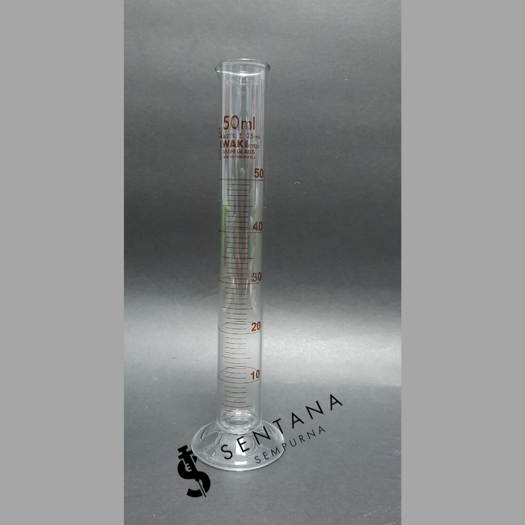 Measuring Cylinder/ Gelas ukur Pyrex IWAKI 50 ml & 100 ml