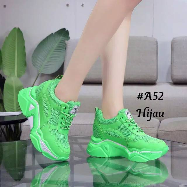 DTS Sepatu sneakers wanita warna kuning a52 sneakers shoes