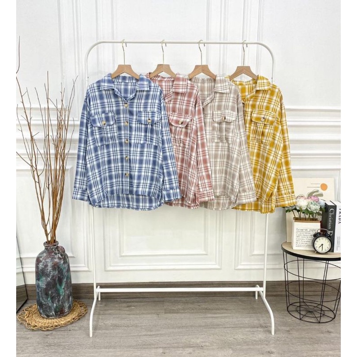 MISCHA SHIRT - KEMEJA WANITA TANGAN PANJANG