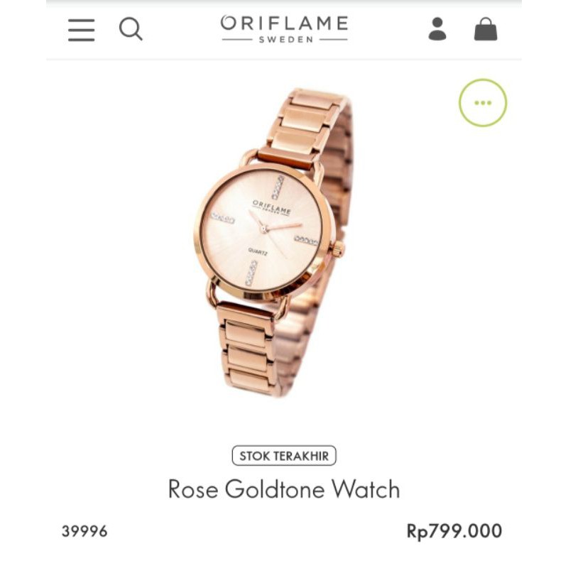 Rose Goldtone Watch