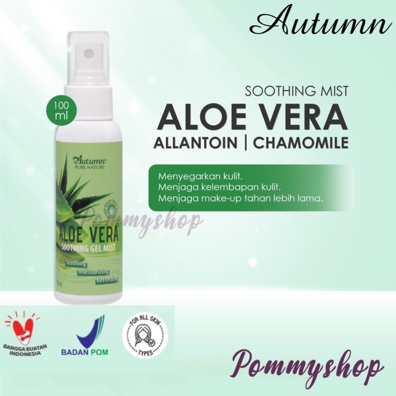 Autumn Aloe Vera Soothing Gel Mist 100ml