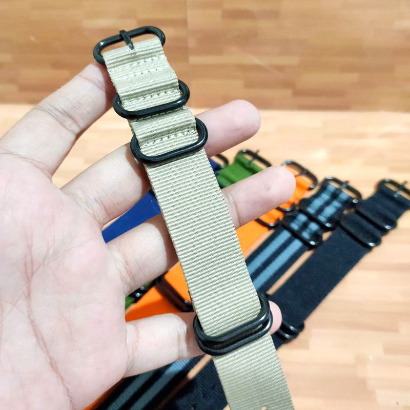 [ BISA COD ] TERMURAH STRAP JAM TANGAN CANVAS , STRAP JAM TANGAN NYLON  TALI STRAP JAM TANGAN , STRAP TALI NATO , STRAP CANVAS , TALI JAM TANGAN NATO , TALI CANVAS JAM TANGAN